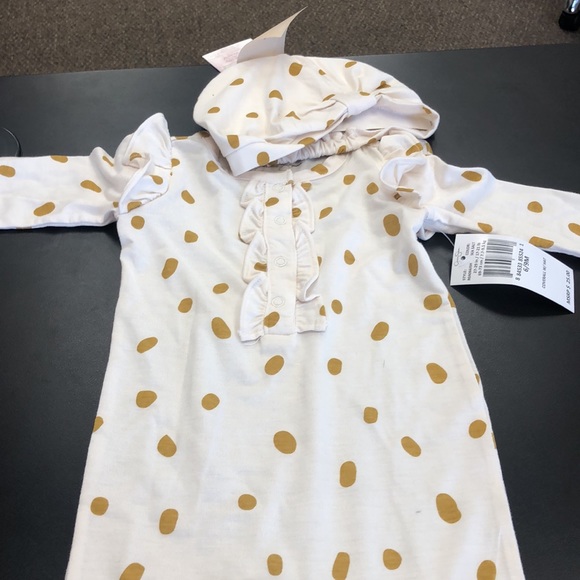 Jessica Simpson Baby Coverall w/ hat. NWT! - Picture 2 of 5